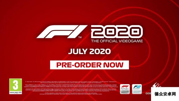 Codemasters《F1 2020》正式公布 7月10日发行