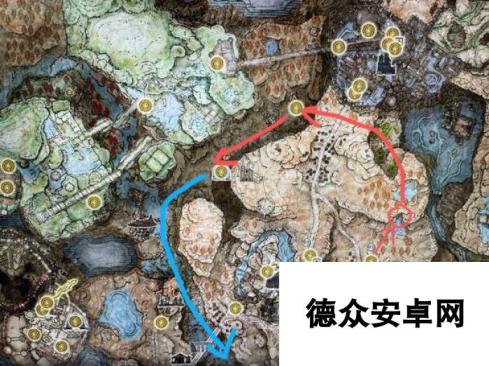 《艾尔登法环》dlc左上角地图碎片收集路线